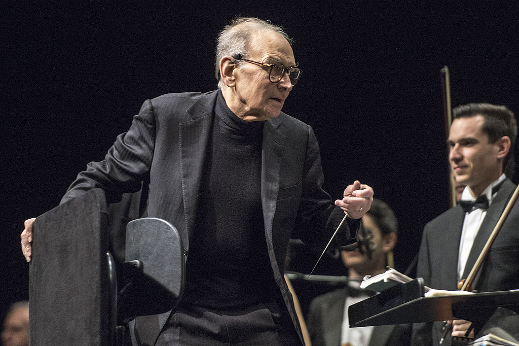 Ennio Morricone directing