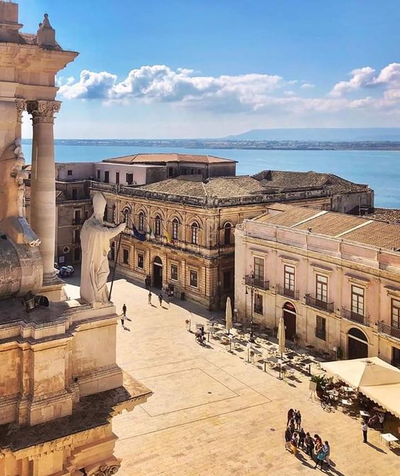 view of Siracusa in sicily