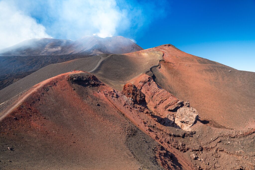 View of Etna from Helicopter