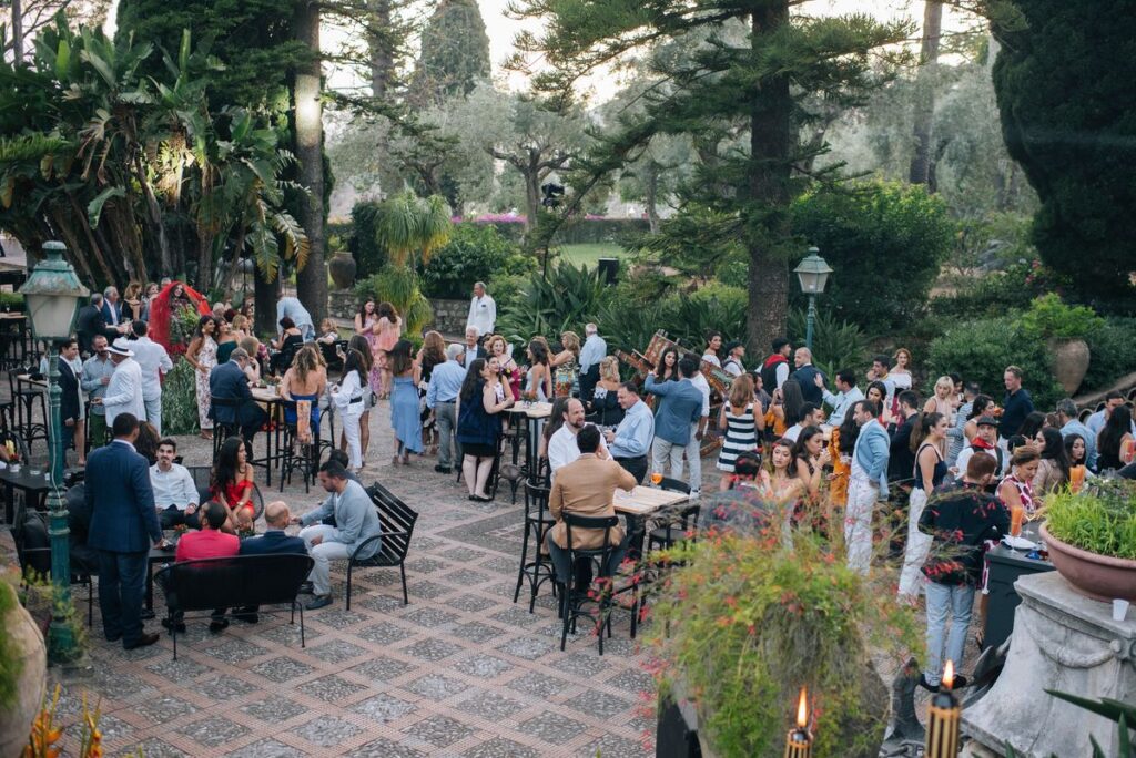 Wedding at Taormina Public Gardens