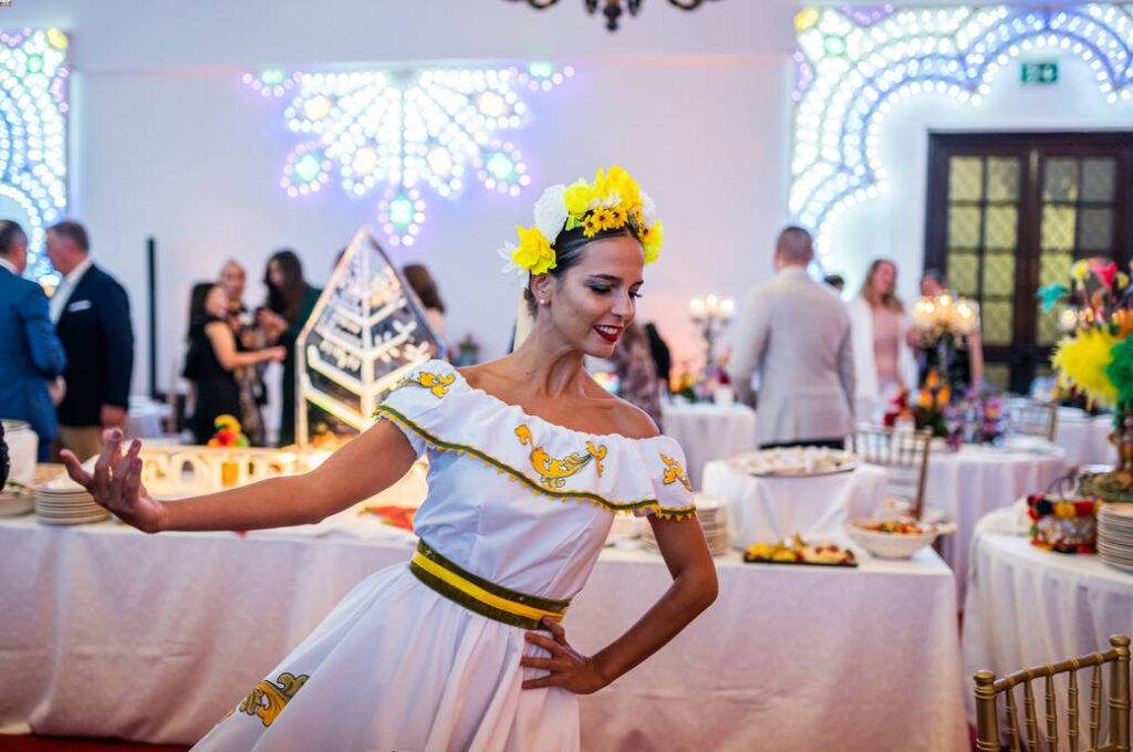 Dancer at event party