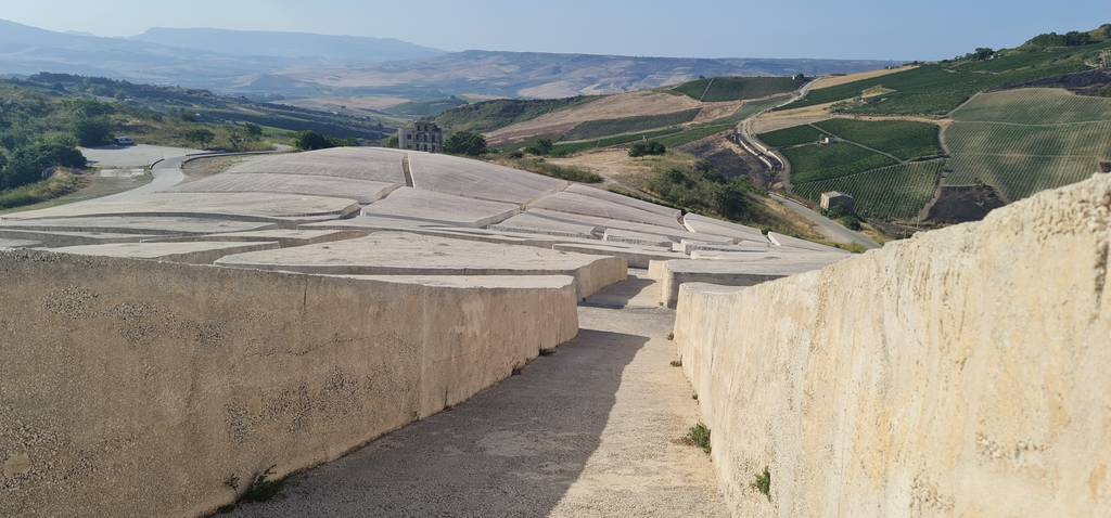 Old Gibellina the Burri's Cretto